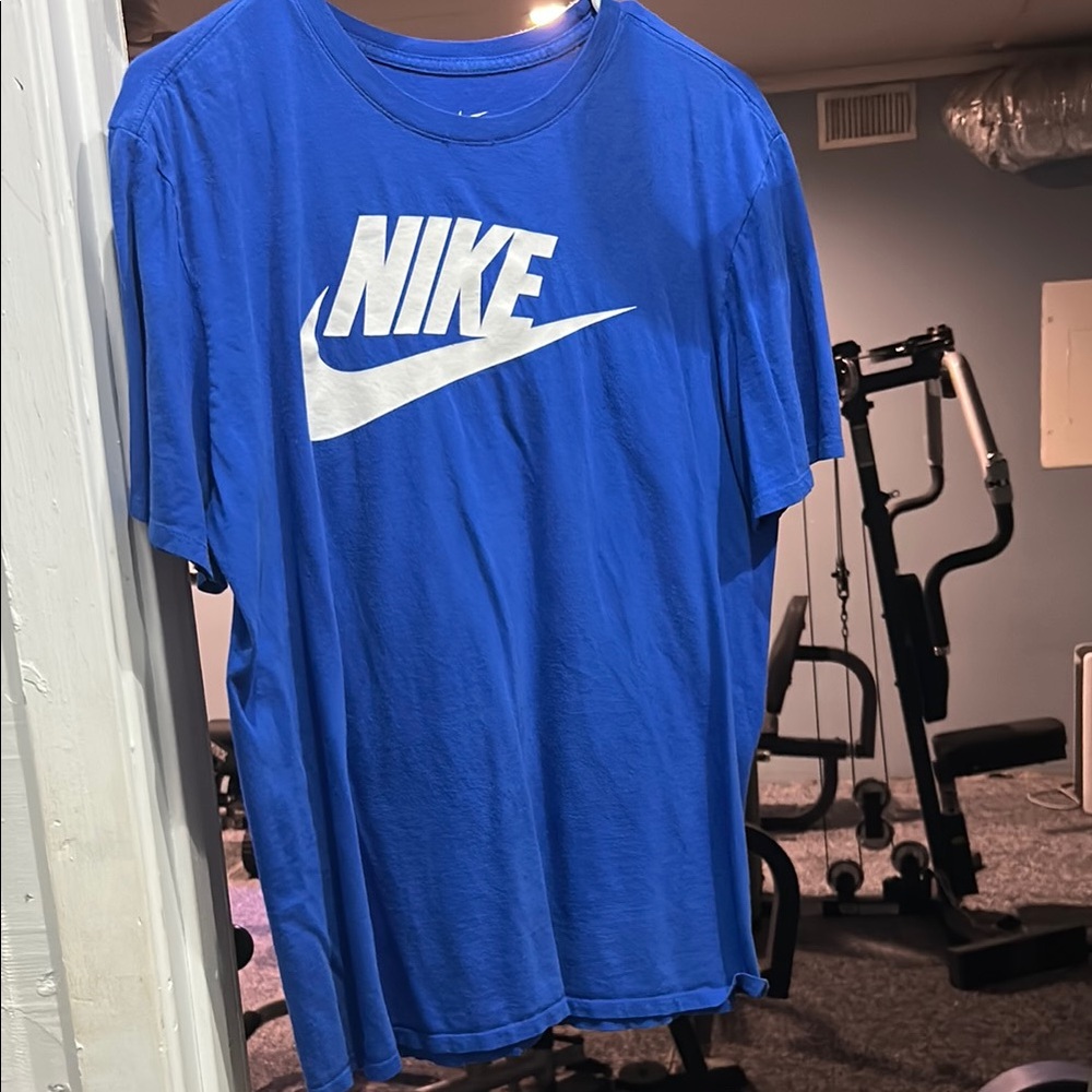 Nike blue t shirt